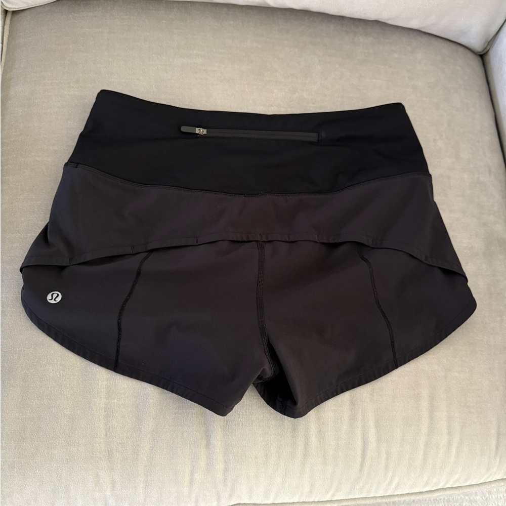 lululemon Speed Up Short -  Women's Black Shorts